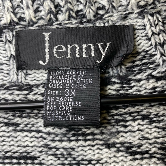 Jenny Brand Women’s Size 3X Sweater Vest Topper - Picture 2 of 14